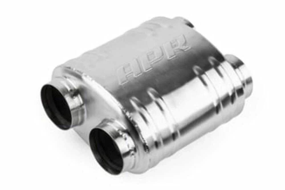 APR Premium Sound Absorption Muffler - Dual 70mm (2.75_) MUH0011